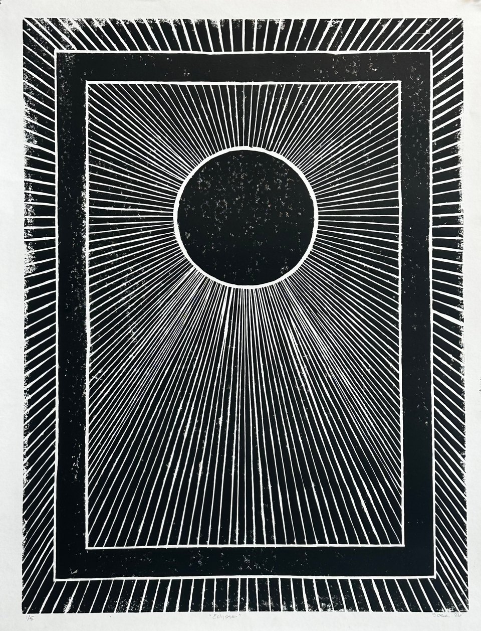 A solar eclipse